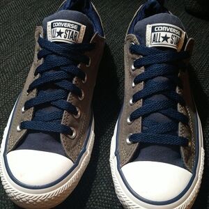 Converse All Star Navy and Gray Sneakers